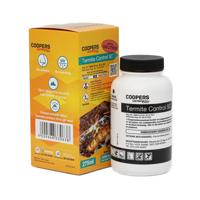 Coopers UltraKill® Termite Control SC – Professional-Grade Termite and Mole Cricket Control (275ml)