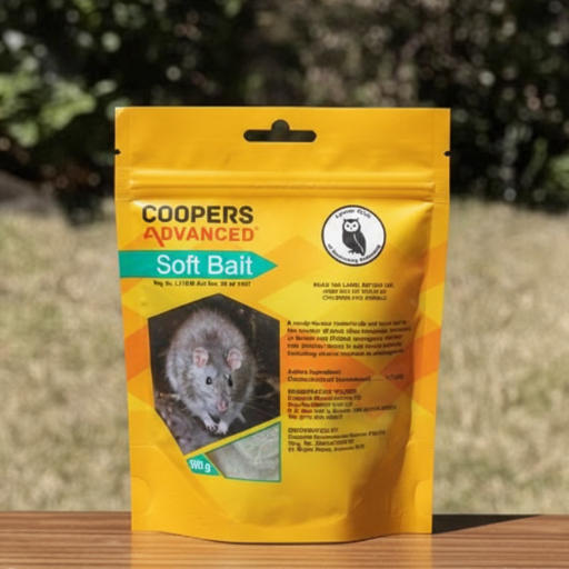 Coopers Advanced Soft Bait – Professional Rodent Control 100g - AN OWL AND RAPTOR COMPATIBLE RODENTICIDE