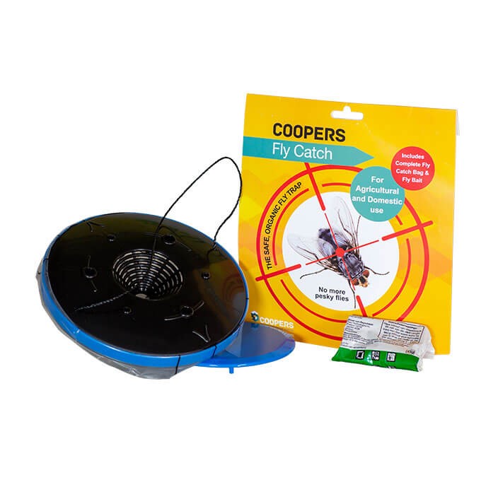 Coopers Fly Catch Kit Complete (Bait, Bag, Funnel-trap) Agricultural and Domestic use