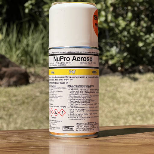 Coopers NuPro® Aerosol 120ml – Rapid Action Space Fumigant for Insect Control