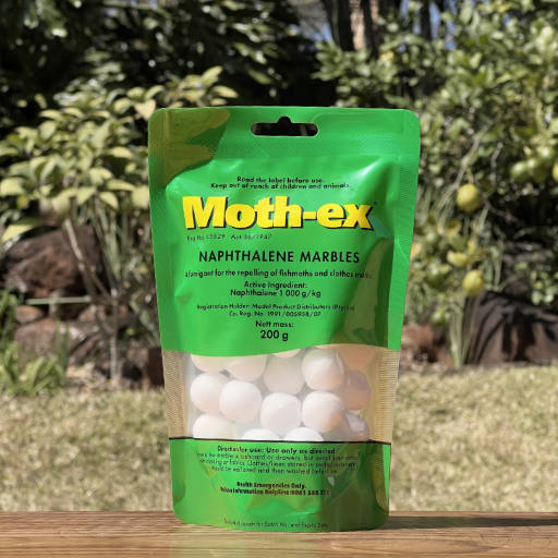 Coopers Moth-Ex Naphthalene Marbles 200g – Moth Balls for Clothes & Storage Protection